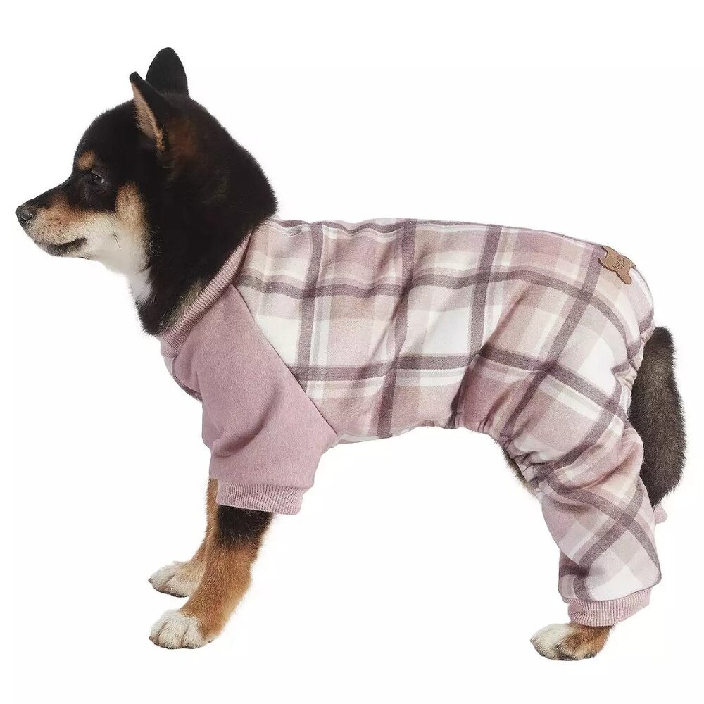 Koolaburra by UGG Jayla Dog Pajama XL Pink Plaid Fleece NWT
